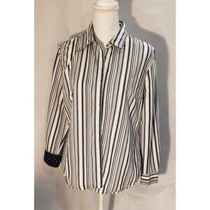 Jones Wear Studio Career Orange Long Sleeves Shirt